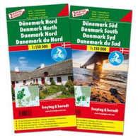 Buy map Denmark Map Pack, North and South + Top 10 Tips by Freytag-Berndt und Artaria