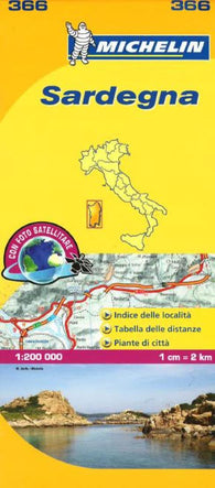 Buy map Sardinia, Italy (366) by Michelin Maps and Guides
