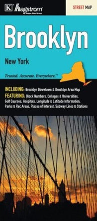 Buy map Brooklyn, New York by Kappa Map Group