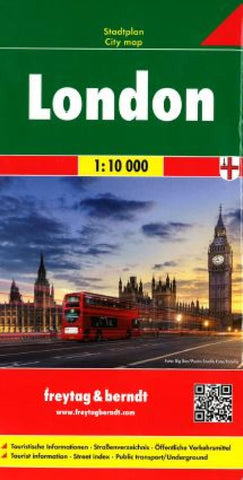 Buy map London, United Kingdom by Freytag-Berndt und Artaria