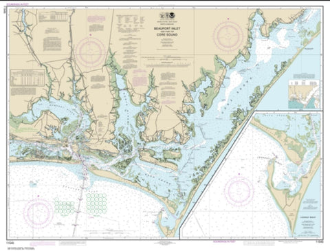 Buy map Beaufort Inlet and Part of Core Sound; Lookout Bight (11545-65) by NOAA