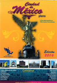 Buy map Mexico City, Mexico, 2016 Edition Metropolitan Area Map by Ediciones Independencia