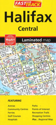 Buy map Halifax Fast Track Laminated Map