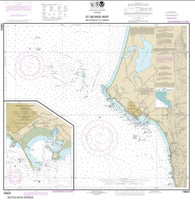 Buy map St. George Reef and Crescent City Harbor; Crescent City Harbor (18603-17) by NOAA