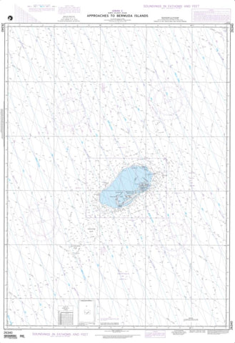Buy map Approaches To Bermuda Islands (NGA-26340-5) by National Geospatial-Intelligence Agency