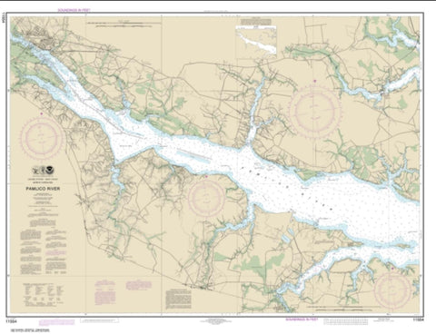 Buy map Pamlico River (11554-17) by NOAA
