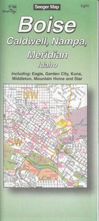 Buy map Boise, Idaho by The Seeger Map Company Inc.