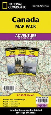 Buy map Canada, Map Pack Bundle by National Geographic Maps