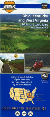 Buy map Ohio, Kentucky and West Virginia, Regional Scenic Tours by MAD Maps