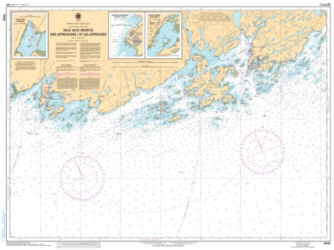 Buy map Isle Aux Morts and Approaches/et les Approches by Canadian Hydrographic Service