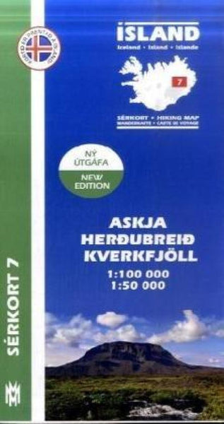 Buy map Askja & Heroub hiking map