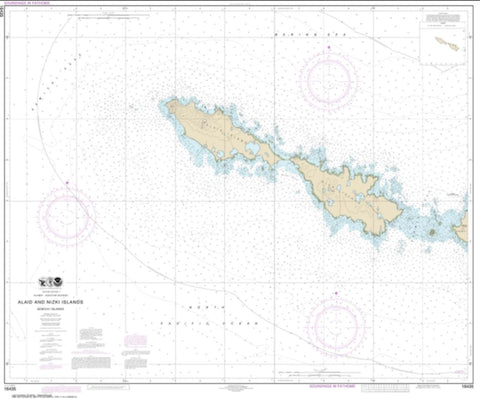 Buy map Semichi Islands Alaid and Nizki Islands (16435-7) by NOAA