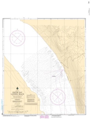 Buy map Exeter Bay Landing Beach by Canadian Hydrographic Service