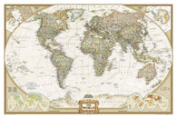 Buy map World Executive Enlarged Wall Map - Laminated (73 x 48)