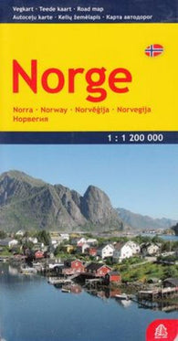 Buy map Norway, Road Map by Jana Seta