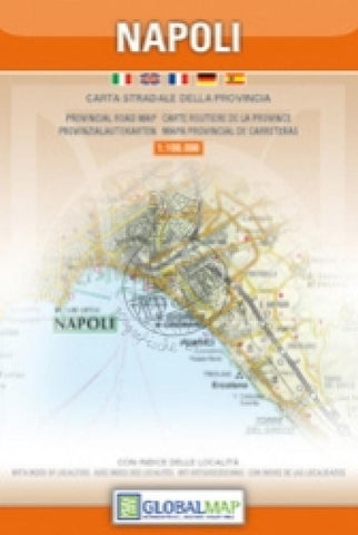 Buy map Naples Province, Italy by Litografia Artistica Cartografica