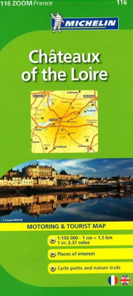 Buy map Chateaux Of The Loire (116) by Michelin Maps and Guides