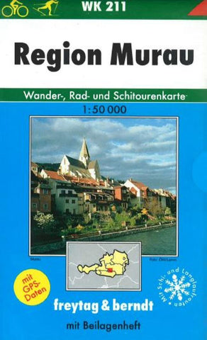 Buy map Murau Region, WK 211 by Freytag-Berndt und Artaria