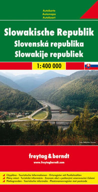 Buy map Slovak Republic/Slovakia by Freytag-Berndt und Artaria