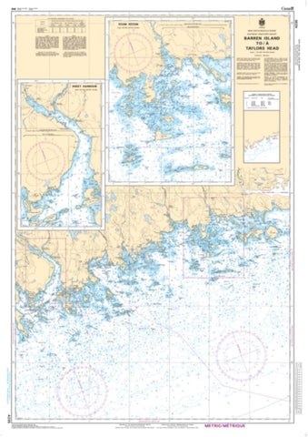 Buy map Barren Island to/a Taylors Head by Canadian Hydrographic Service