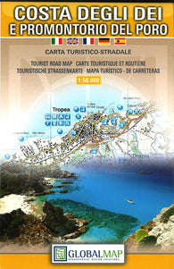 Buy map Costa Degli Dei E Promontorio Del Poro, Italy by Litografia Artistica Cartografica