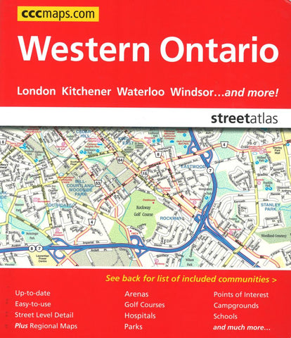 Buy map Western Ontario Street Atlas by Canadian Cartographics Corporation