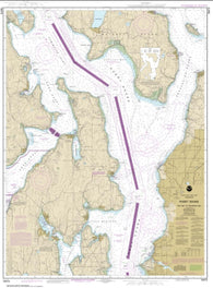 Buy map Puget Sound-Oak Bay to Shilshole Bay (18473-8) by NOAA