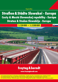 Buy map Slovak Republic + Europe, Atlas, spiral-bound by Freytag-Berndt und Artaria