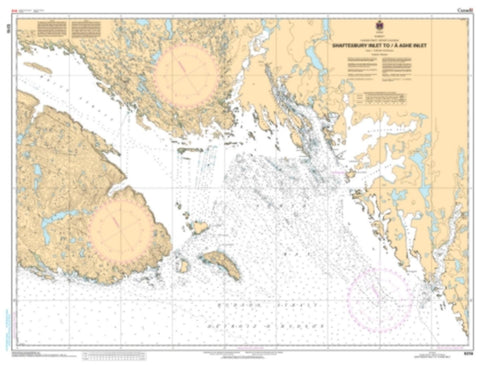 Buy map Shaftesbury Inlet to/a Ashe Inlet by Canadian Hydrographic Service