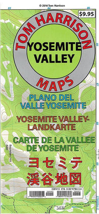 Buy map Yosemite Valley, California by Tom Harrison Maps