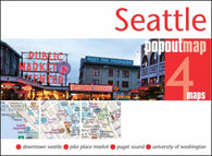 Buy map Seattle, Washington, PopOut Map by PopOut Products