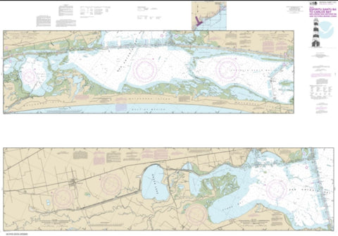 Buy map Intracoastal Waterway Espiritu Santo Bay to Carlos Bay including San Antonio Bay and Victoria Barge Canal (11315-33) by NOAA