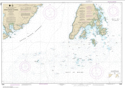Buy map Grand Manan Channel Southern Part (13392-3) by NOAA
