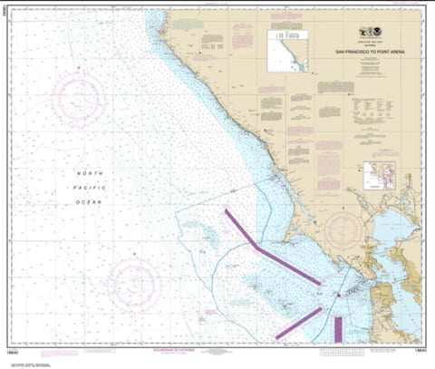 Buy map San Francisco to Point Arena (18640-26) by NOAA