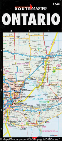 Buy map Ontario Quick Fold, Laminated by Route Master