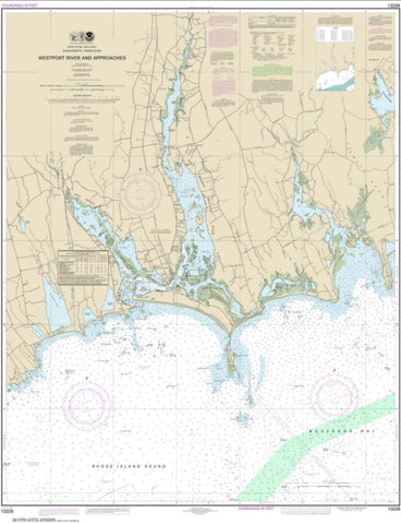 Buy map Westport River and Approaches (13228-12) by NOAA