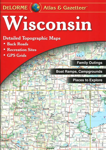 Buy map Wisconsin, Atlas and Gazetteer by DeLorme