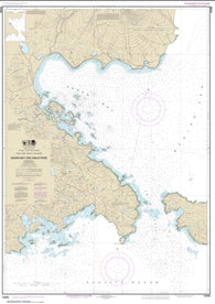 Buy map Nazan Bay and Amilia Pass (16490-9) by NOAA