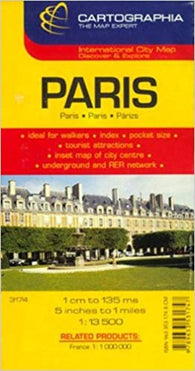 Buy map Paris City Map