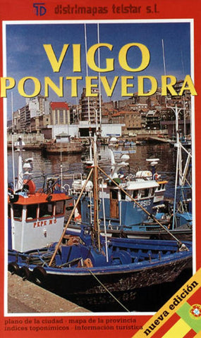 Buy map Vigo and Pontevedra, Spain by Distrimapas Telstar, S.L.
