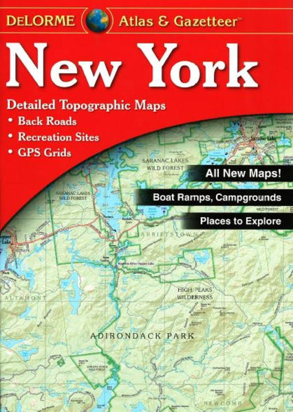 Buy map New York, Atlas and Gazetteer by DeLorme