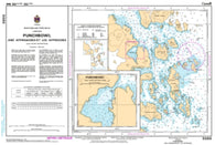Buy map Punchbowl Inlet and Approaches/et les Approches by Canadian Hydrographic Service