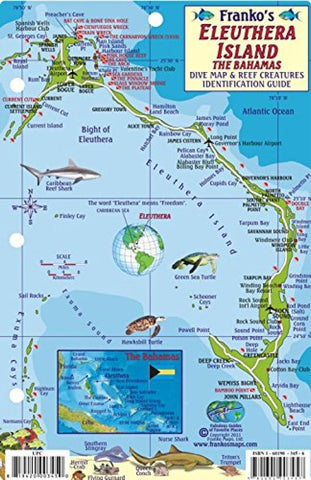 Buy map Bahamas Fish Card, Eleuthera Island Fish Card 2010 by Frankos Maps Ltd.