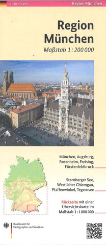 Buy map Munchen Regional Map