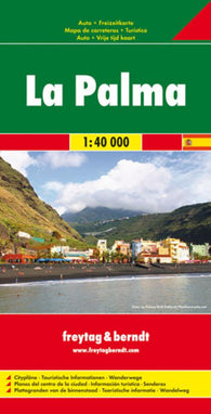 Buy map La Palma, Spain by Freytag-Berndt und Artaria