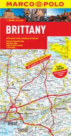 Buy map Brittany, France by Marco Polo Travel Publishing Ltd