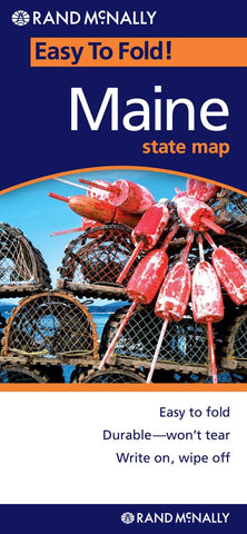 Buy map Maine, Easy to Fold by Rand McNally