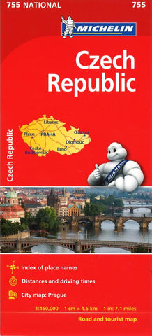 Buy map Czech Republic (755) by Michelin Maps and Guides