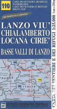 Buy map Lanzo Viu Chialamberto, Locana, Cirie, Basse Valli di Lanzo