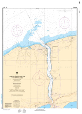 Buy map Lower Niagara River and Approaches by Canadian Hydrographic Service